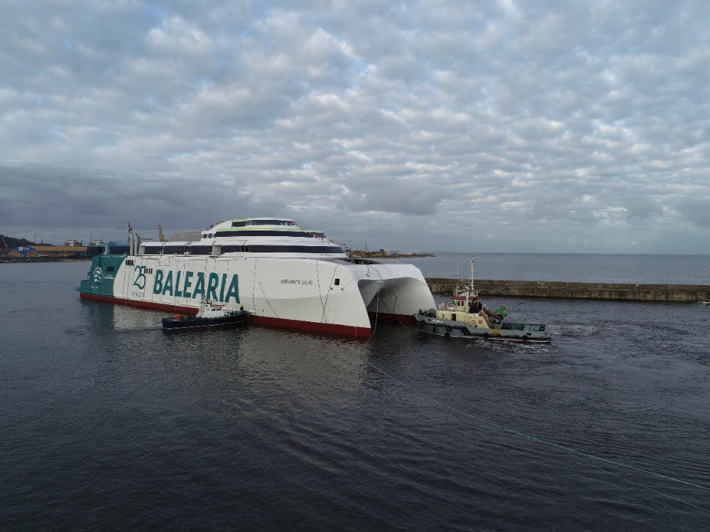 Spain's Baleària Launches LNG-Fuelled Ferry
