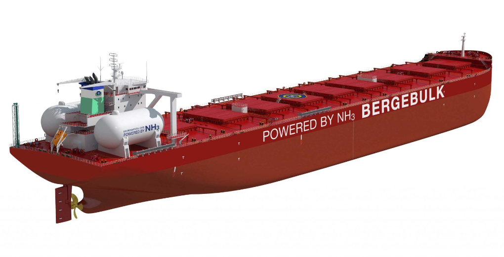 Berge Bulk Orders Two Ammonia-Fuelled Dry Bulk Carriers