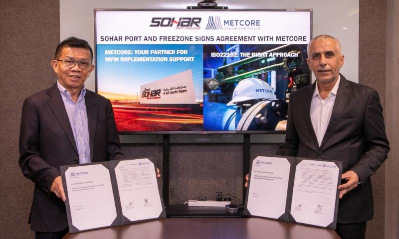 Sohar Port Drafts Metcore International for Mass Flow Meter Implementation