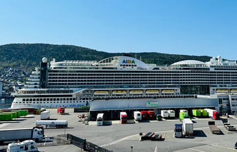 Clear Majority of Cruise Ships at Bergen Now Use Shore Power