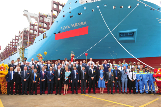 Maersk Takes Delivery of Dual-Fuel Methanol Boxship