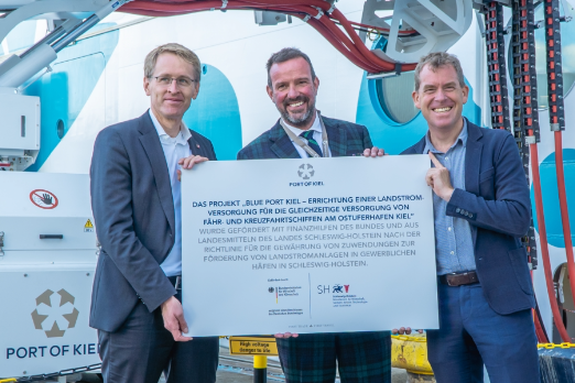 Two New Shore Power Facilities at Port of Kiel