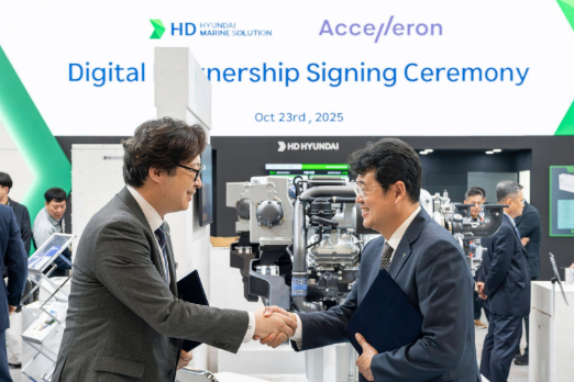 Accelleron and Hyundai Marine Solution Sign Digital Partnership