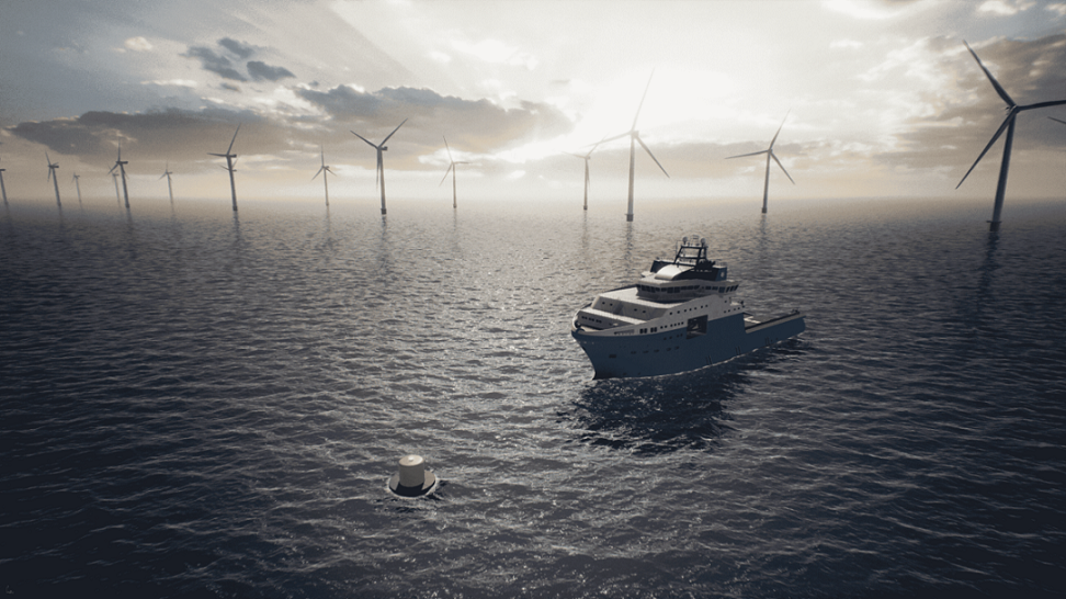Maersk Tests Offshore Charging Buoy Powered by Wind Farms