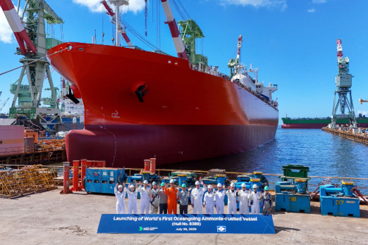 Exmar Launches Its First Ammonia-Fuelled Vessel