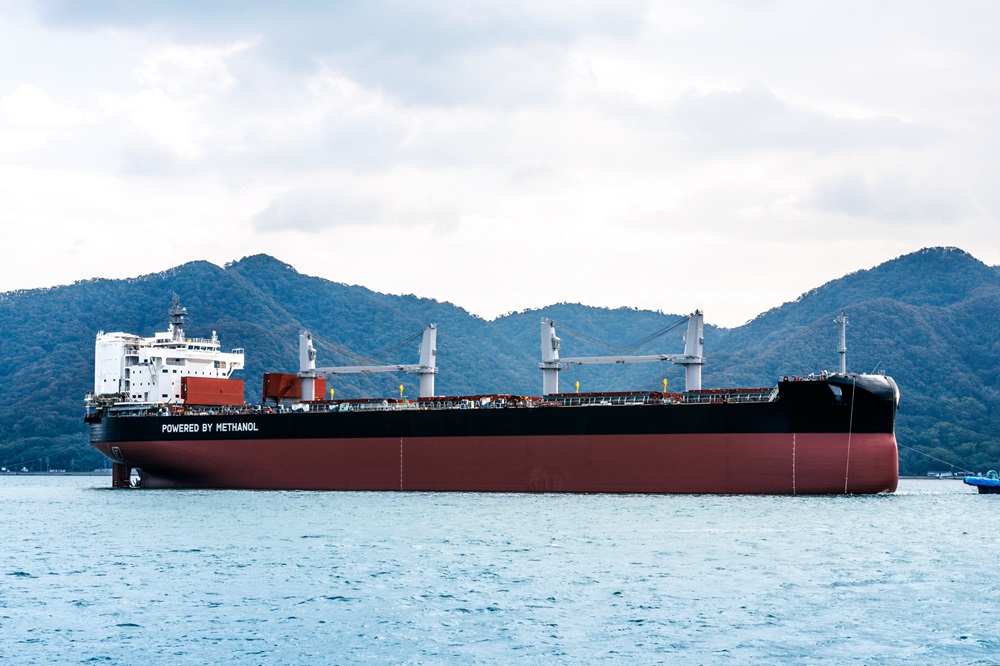 Tsuneishi Shipbuilding Launches Methanol-Fuelled Ultramax Bulker