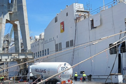 Molgas Conducts Its First LNG Bunkering at Italy's Port of Palermo