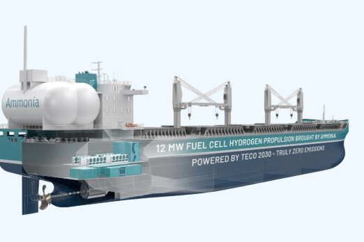 Norway's Pherousa Receives Class Approval for Onboard Ammonia Cracking Tech