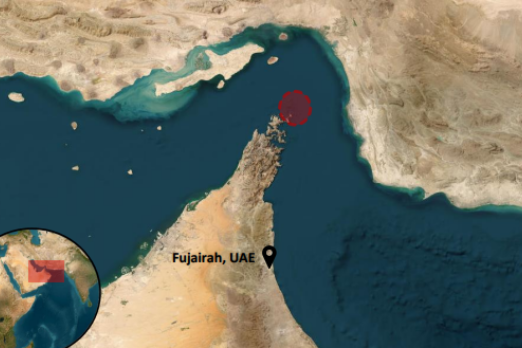 Tanker Struck by Projectiles Off Fujairah
