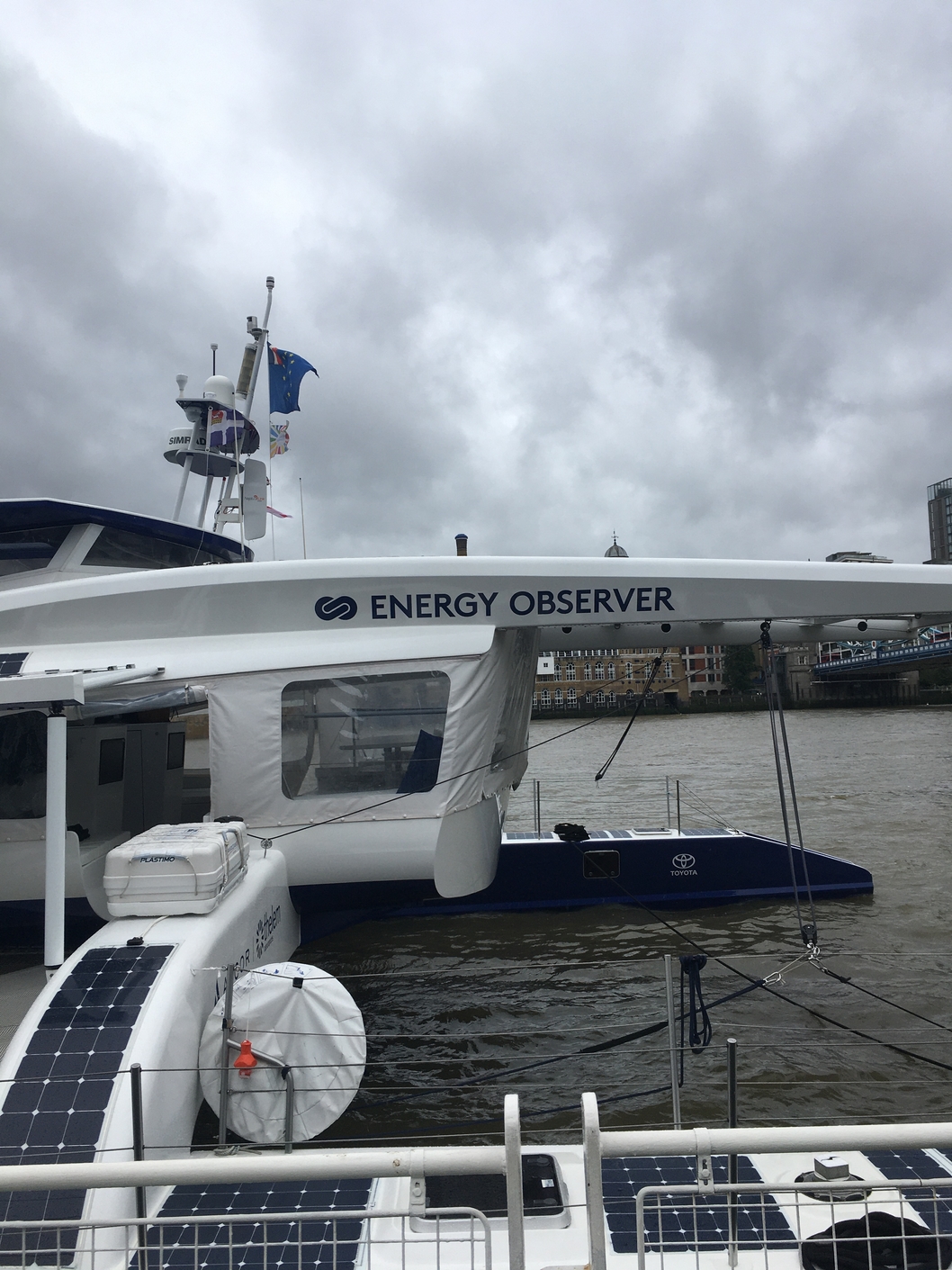 Experimental Catamaran is Alternative Fuels' Testbed