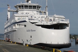 Third of BC Ferries' LNG-Powered Newbuild Series Arrives on Canadian West Coast