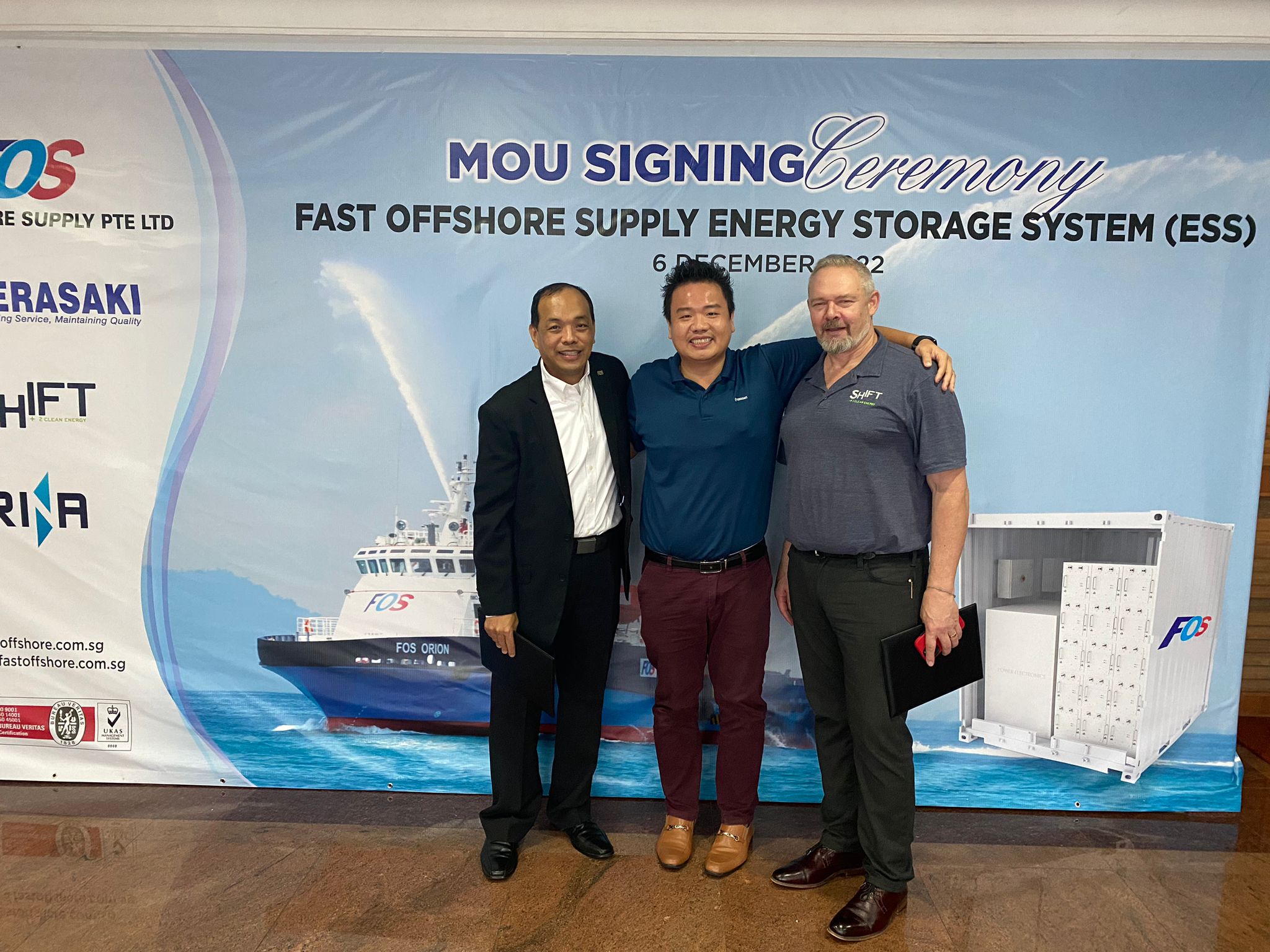 Shift Clean Energy to Fit Battery System to Fast Offshore Vessel