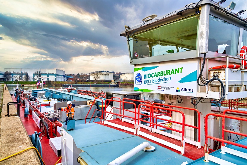 CFT Tests Biofuel Bunkers in French Inland Shipping