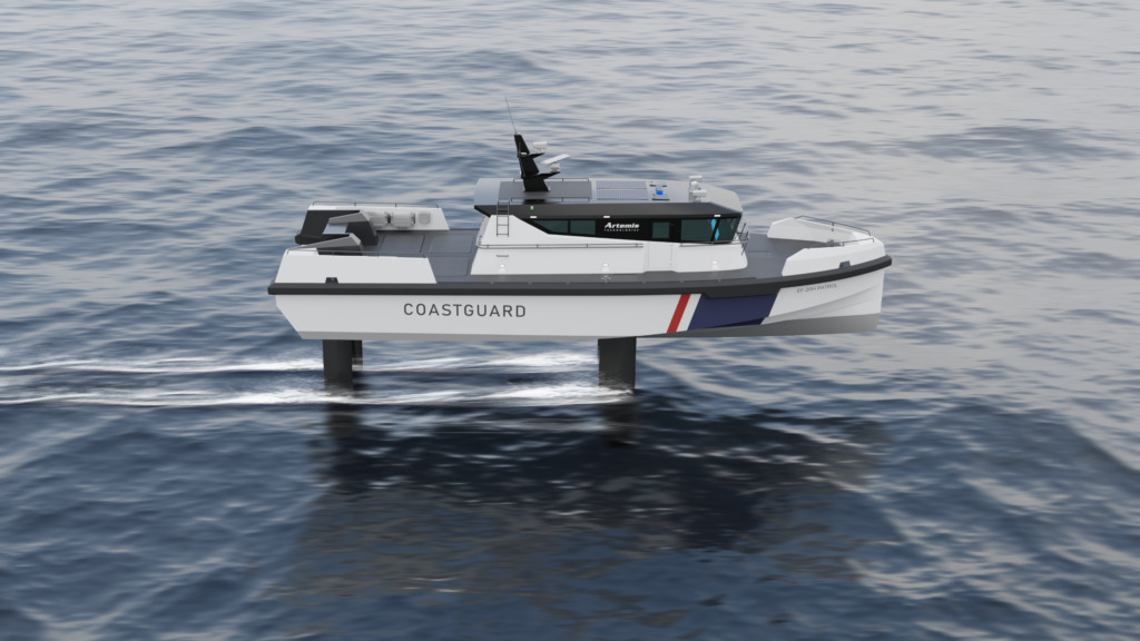 Hydrofoil Patrol Boat Series Launched by Artemis Tech