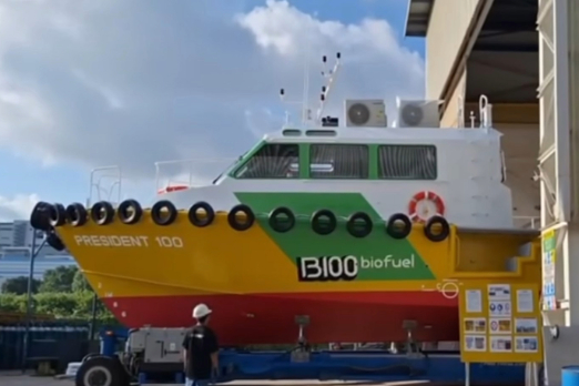 Harbour Craft in Singapore to Run for 1,000 Hours on 100% Biofuel