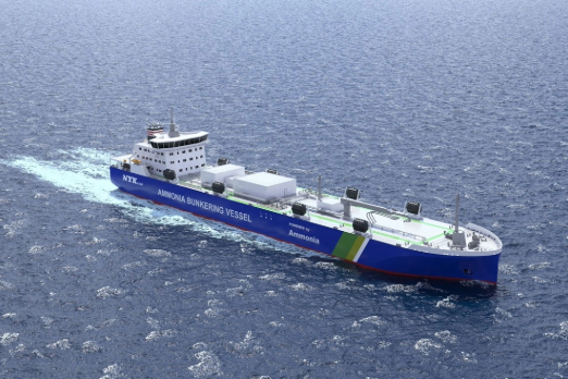 ClassNK Approves Design of NYK's Ammonia Bunkering Vessel