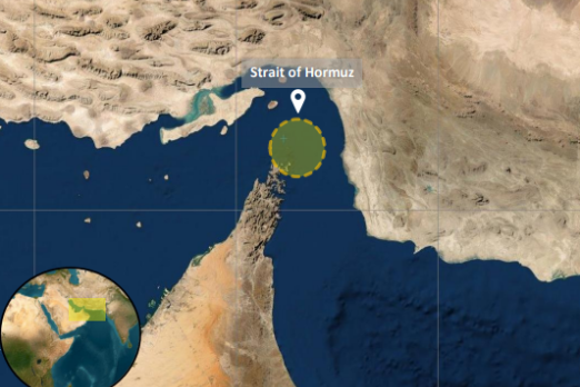 UKMTO Reports Crude Tanker Struck in Strait of Hormuz