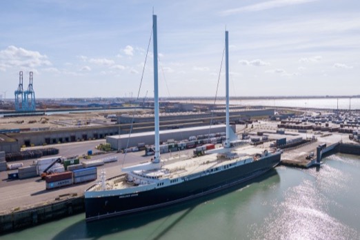 Wind-Powered Ro-Ro Neoliner Origin Adds Zeebrugge to Transatlantic Service