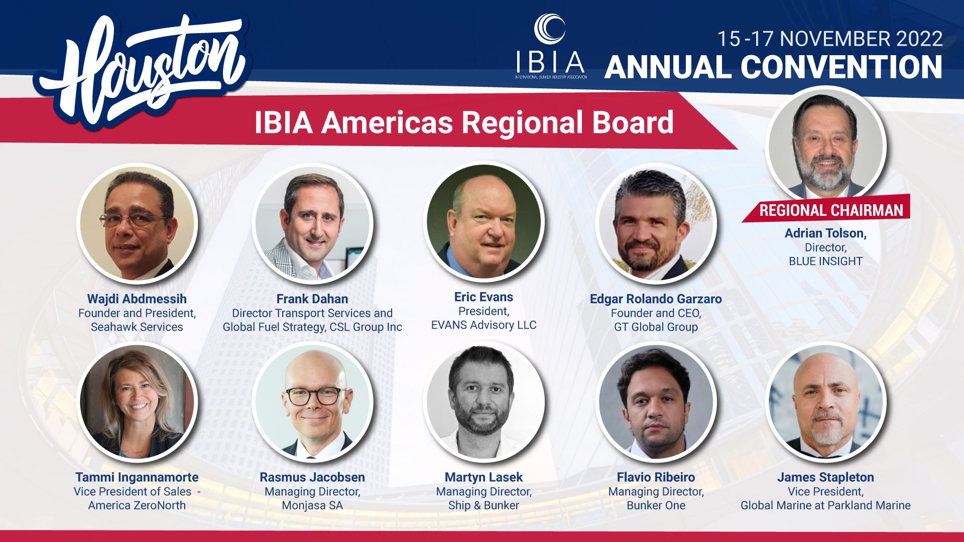 IBIA Announces Members of New Americas Regional Board