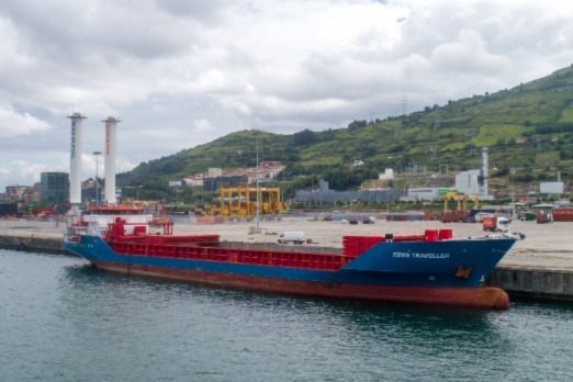 General Cargo Vessel Takes on World's Largest Suction Sails