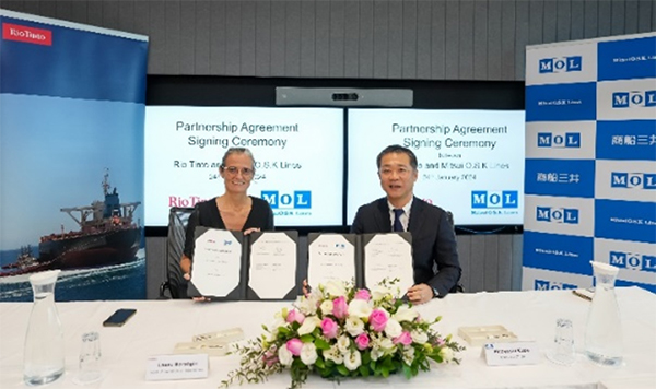 MOL Works With Mining Firm Rio Tinto on Maritime Decarbonisation