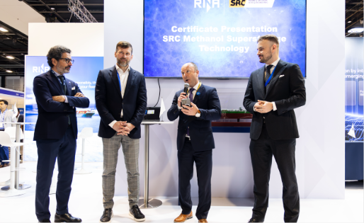 RINA Grants Type Approval to SRC's Methanol Superstorage