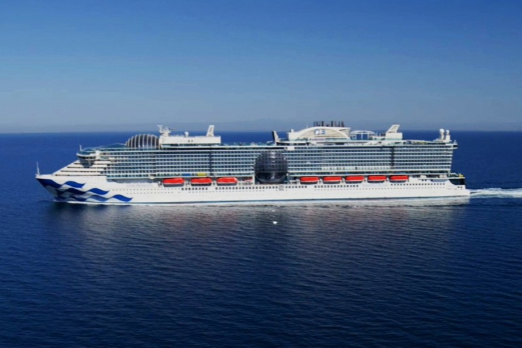Princess Cruises' New LNG-Fuelled Ship Sets Sail for Maiden Voyage