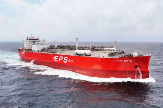 Jiangnan Shipyard Delivers LPG Dual-Fuel Vessel to EPS
