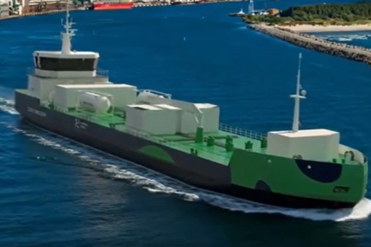 Western Baltic Engineering Reveals Green Methanol Bunkering Vessel Design