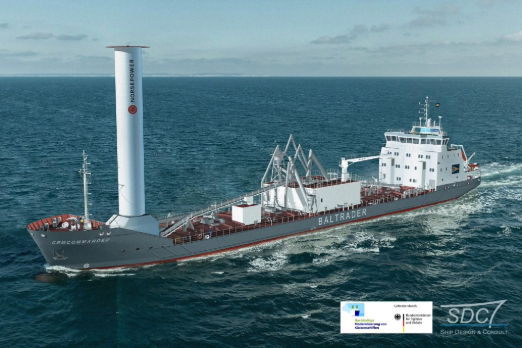 Cement Carrier to Take on Norsepower Rotor Sail