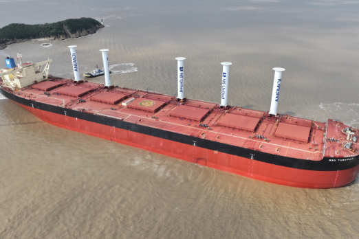 Anemoi Installs Rotor Sails on Vale-Chartered Bulk Carrier