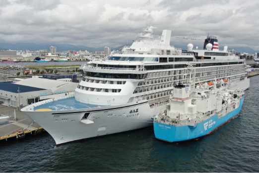 Japan's Keys Bunkering Delivers LNG to Cruise Ship for the First Time